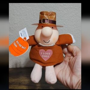 Adorable 1991  Vintage"I Love Thee" 7" Thanksgiving Ziggy Plush